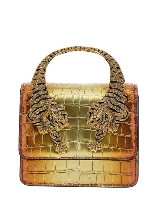 Roberto Cavalli Multicolor 'roar' Small Handbag
