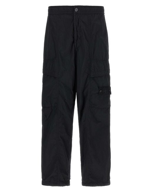 Stone Island Blue 'badge Ghost' Pants for men