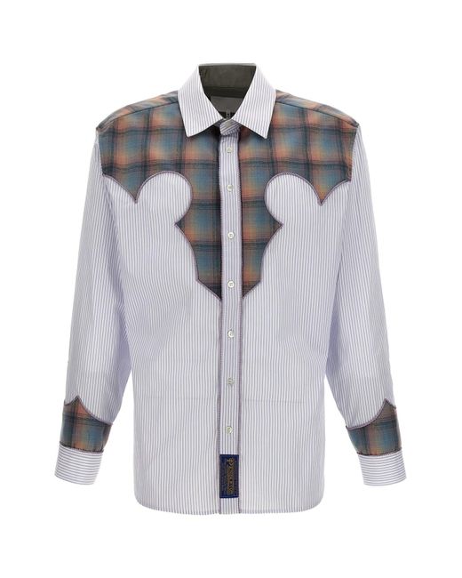 Maison Margiela Gray 'pendleton' Shirt for men