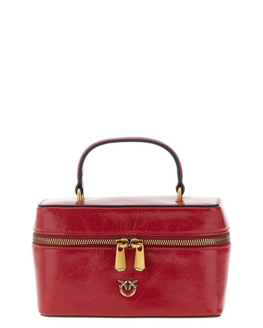 Pinko Red 'vanity Soft' Mini Crossbody Bag