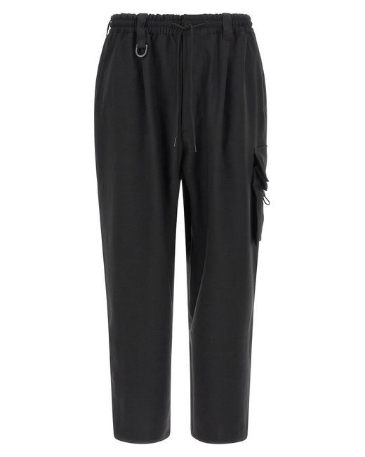Y-3 Black ' Sport Uniform' Cargo Pants for men