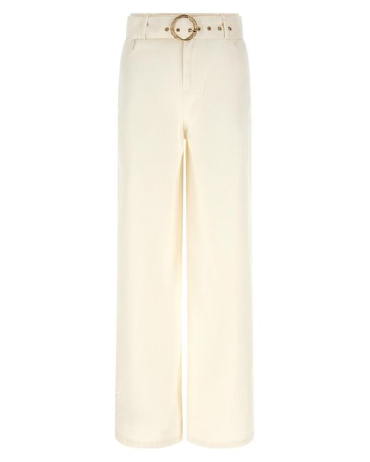 Twinset White Wide Leg Jeans