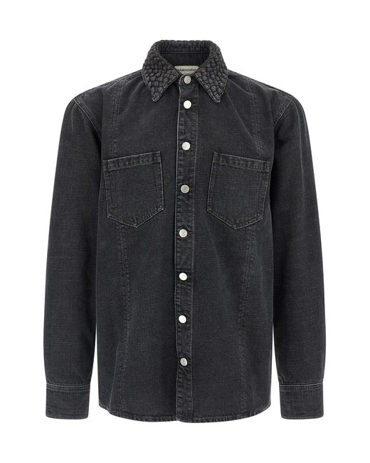 NAMACHEKO Black 'gervis Braided' Shirt for men