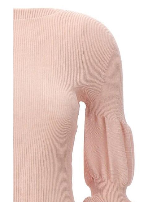 Top 'Assemblage branch' di Issey Miyake in Pink