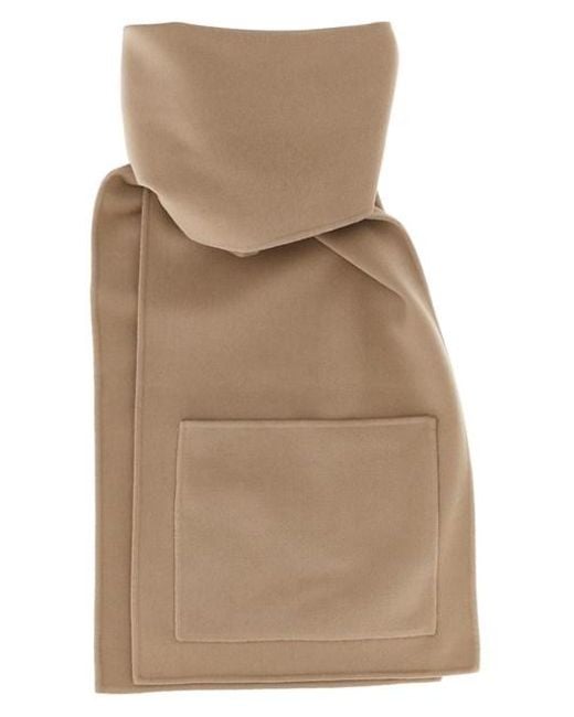 Sciarpa Panno Double di Alberta Ferretti in Natural