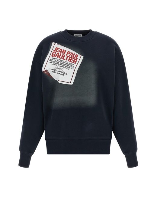 Jean Paul Gaultier 'the Blue Gaultier Label' Sweatshirt