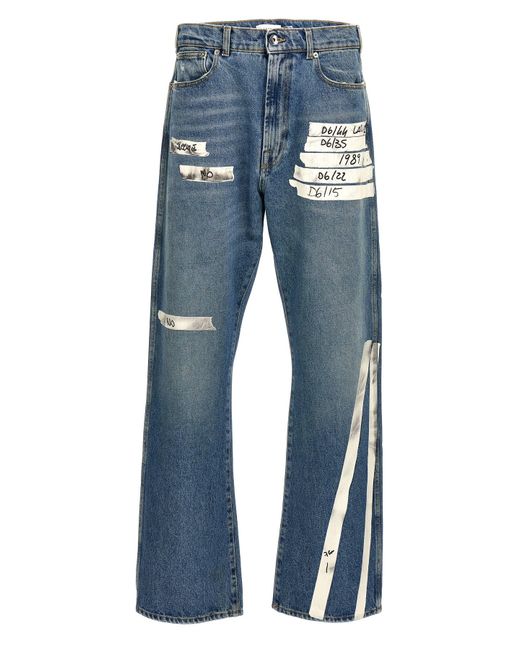 1989 STUDIO Blue 'straight' Jeans for men