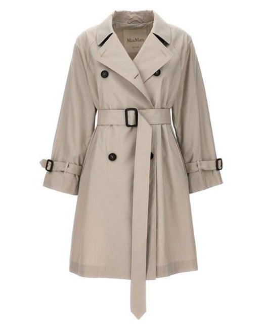 Max Mara The Cube Natural 'titrench' Trench Coat