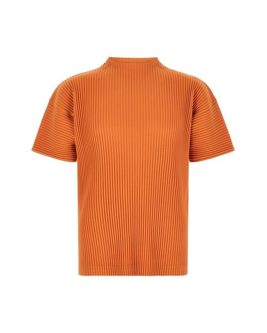 Homme Plissé Issey Miyake Orange 'monthly Colors: March' Top for men