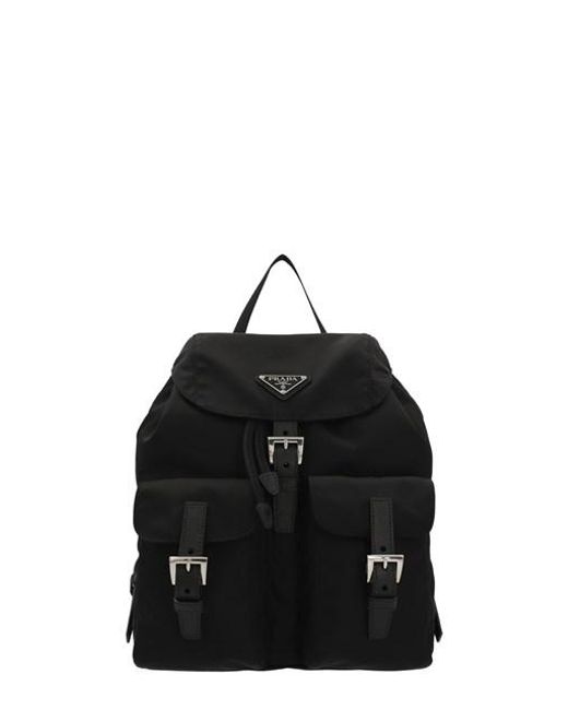 Prada Renylon Small Backpack in Black Lyst