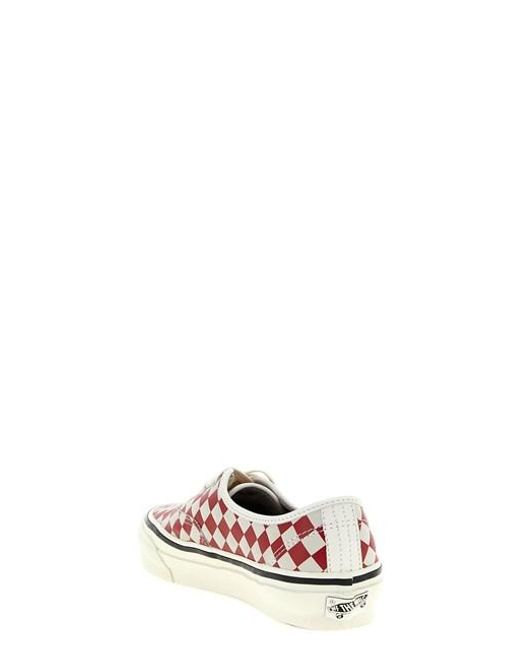 Sneaker 'Authentic Premium Checkerboard' di Vans in White da Uomo