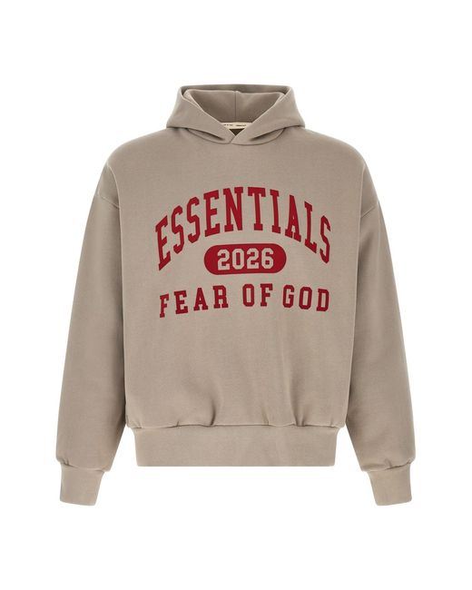 Fear Of God Gray 'classic' Hoodie for men