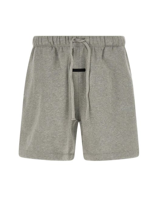Fear Of God Gray 'signature Classic' Bermuda Shorts for men