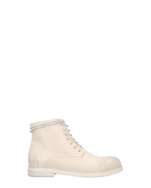 Marsèll Natural 'Zucca Media' Ankle Boots