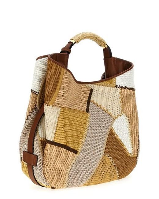 Borsa a mano 'Handle Me' di Moschino in Metallic