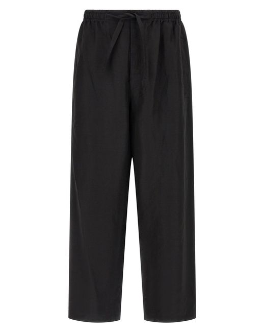 Lemaire Black 'pyjiama' Pants for men