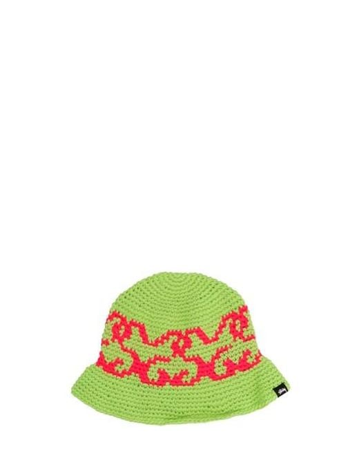 Stussy 'ss Knit' Bucket Hat in Green for Men | Lyst