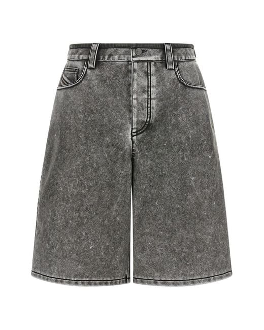 DIESEL Gray 'p-arlor' Bermuda Shorts