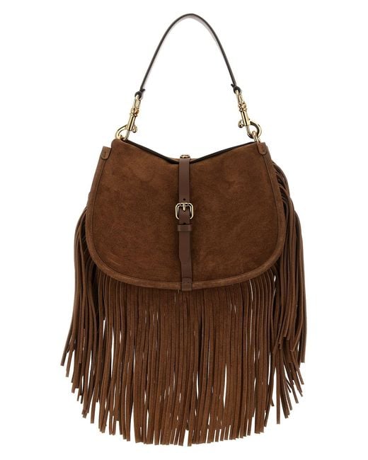 Etro Brown 'pony' Medium Shoulder Bag
