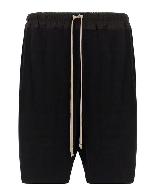Rick Owens Black 'boxers' Bermuda Shorts for men