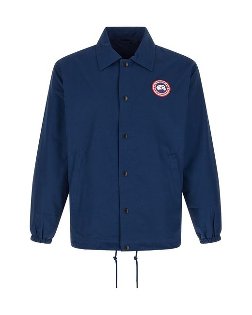 Canada Goose Blue 'regency' Jacket for men