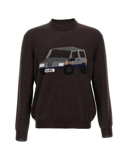Magliano Black 'pandino' Sweater for men