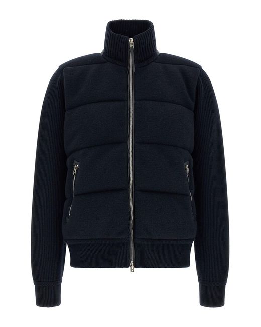 Tom Ford Blue Padded Jacket for men