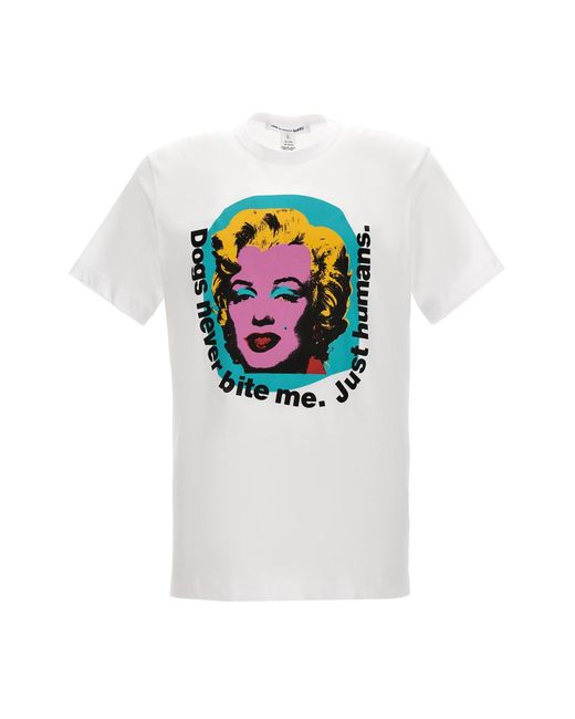 Comme des Garçons T-Shirt "Andy Warhol" in White für Herren