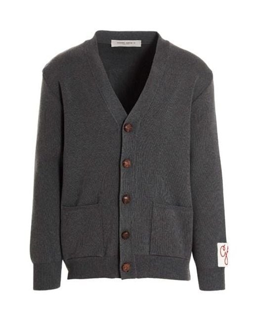 Cardigan 'Darryl' di Golden Goose Deluxe Brand in Black da Uomo