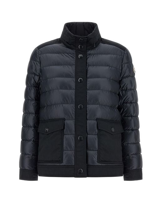 Moncler Black 'origan' Down Jacket