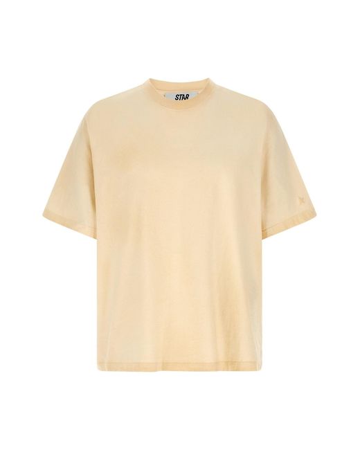 Golden Goose Deluxe Brand Natural Logo T-shirt for men