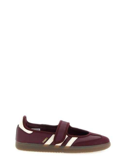 Adidas Originals Purple 'samba Jane' Sneakers