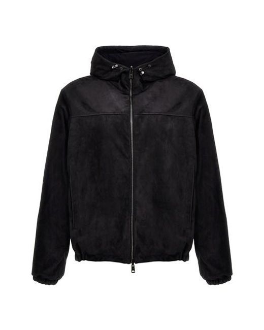 Moncler Black 'frejus' Reversible Jacket for men