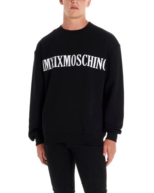 Moschino Black Logo Knitted Jumper for men