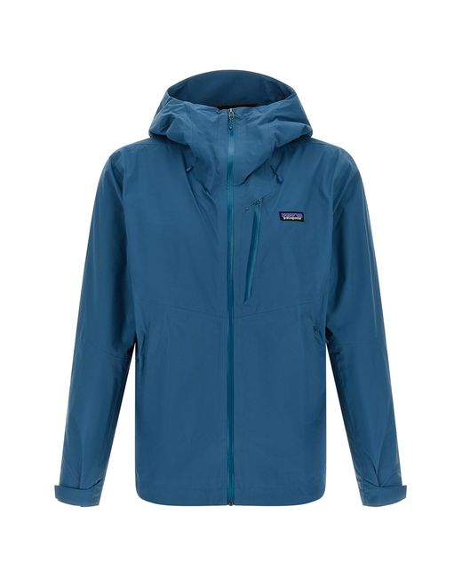 Patagonia Blue 'granite Crest' Waterproof Jacket for men