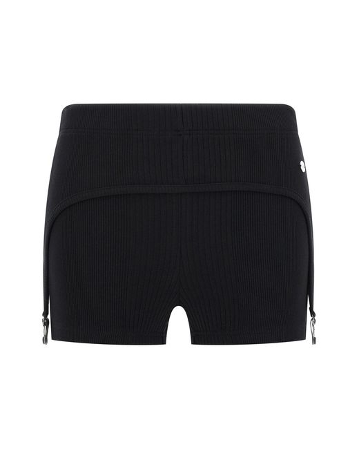 Jean Paul Gaultier 'the Black Garter' Shorts