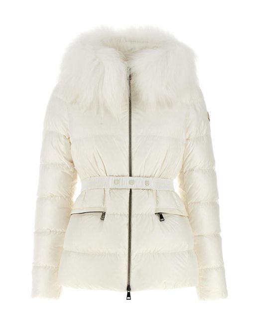 Moncler White Daunenjacke "Boed"