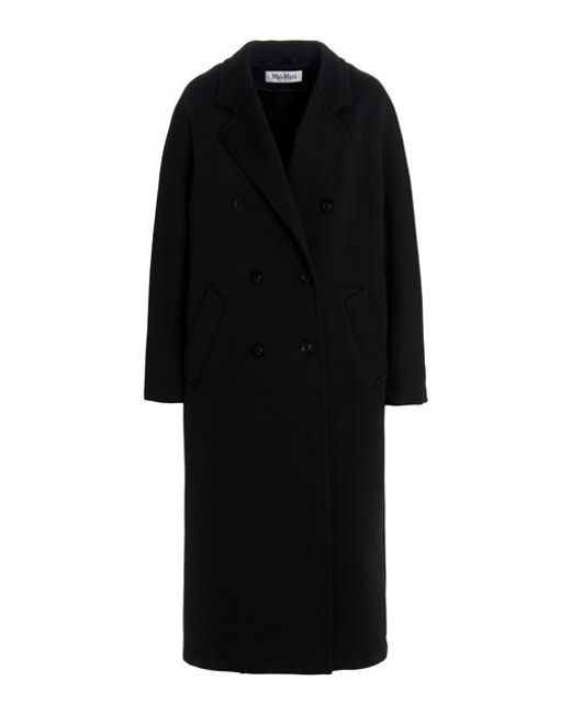Max Mara 'madame2' Coat in Black - Lyst