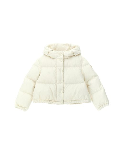 Moncler White 'laurie' Down Jacket