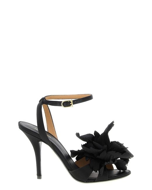 Ferragamo Black 'Ghilly' Sandals