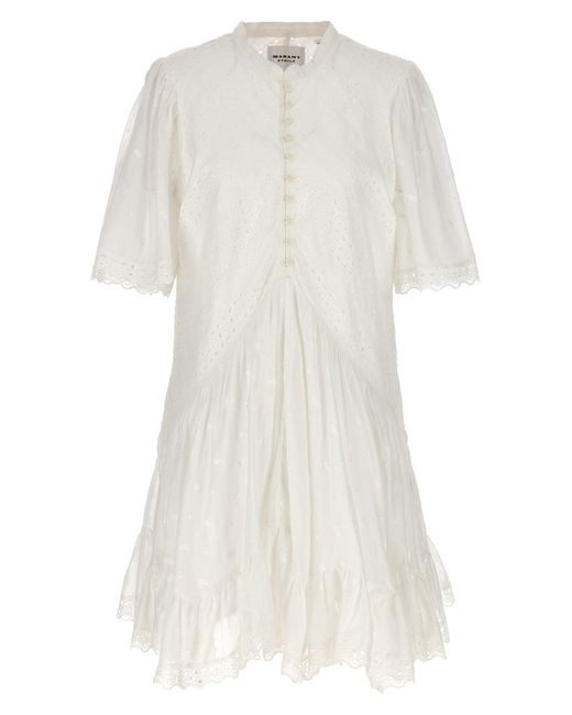 Isabel Marant White Slayae Dresses