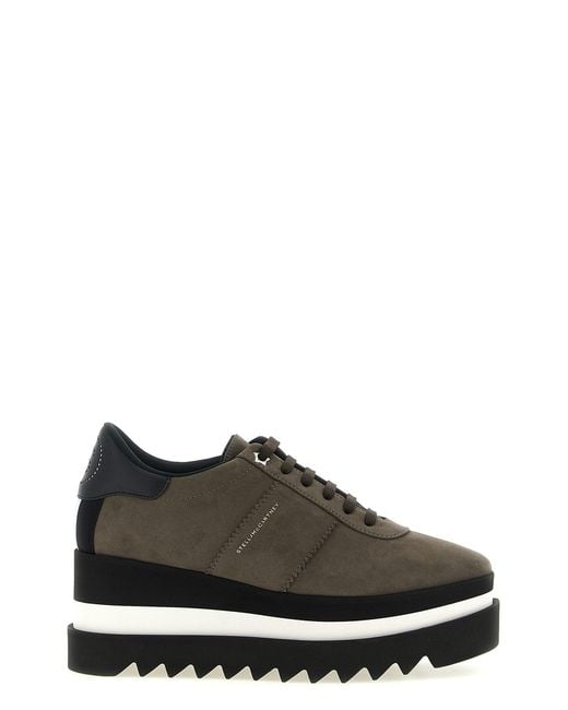 Stella McCartney Black 'sneak-elyse' Sneakers