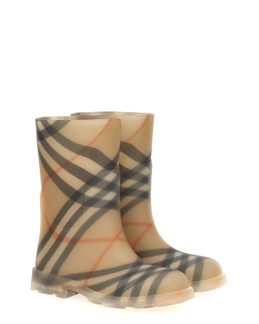 Burberry Brown 'marsh' Rain Boots