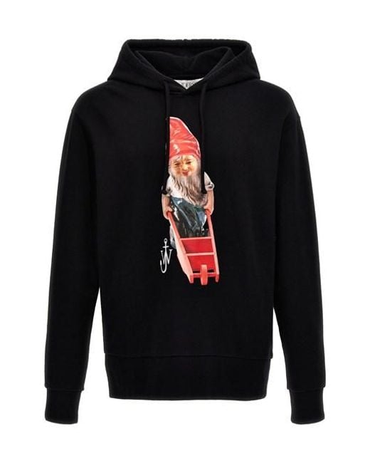 J.W. Anderson Black 'gnome' Hoodie for men