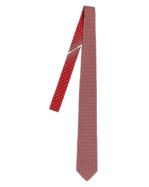 Ferragamo Krawatte "Tasto" in Red für Herren