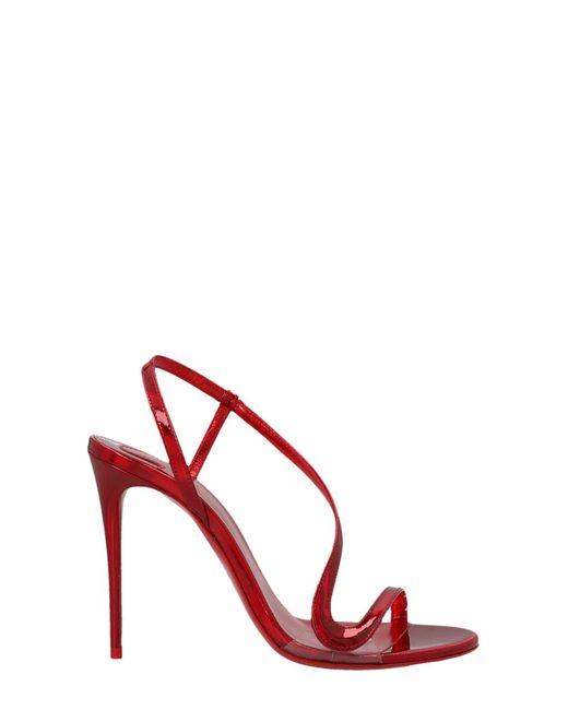 Christian Louboutin Red 'rosalie' Sandals