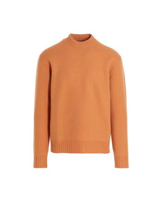 Maglione lana cotta da Uomo di Jil Sander in Arancione | Lyst