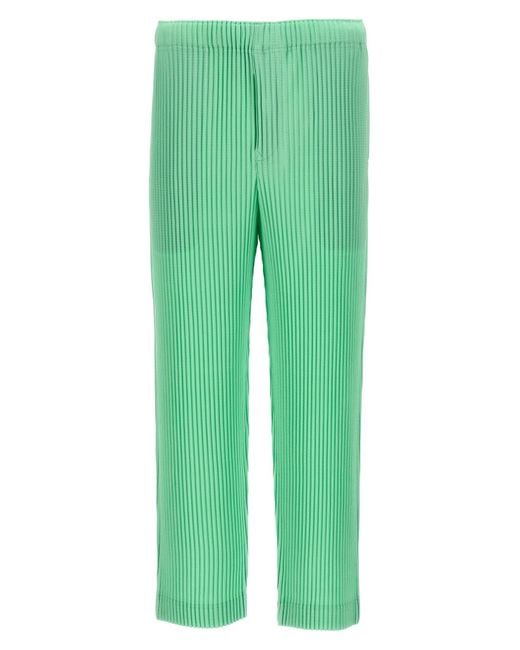 Homme Plissé Issey Miyake Green 'mc January' Trousers for men