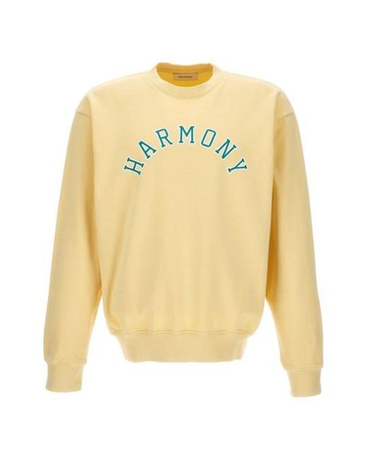 Felpa 'Sael Varsity' di Harmony in Yellow da Uomo