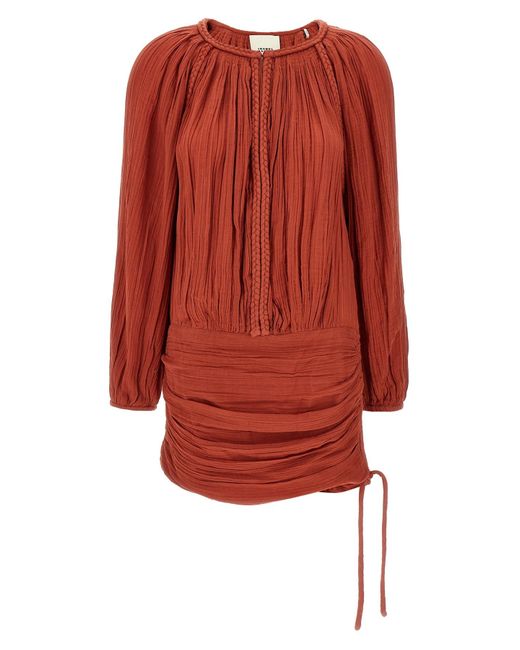 Isabel Marant Red Kleid "Jaoni"